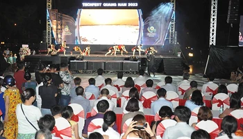 Quang cảnh khai mạc TechFest Quang Nam 2023.