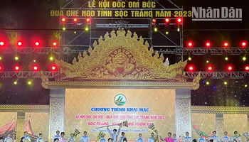 Chương trình khai mạc Lễ hội Óc Om Bóc - Đua nghe Ngo tỉnh Sóc Trăng 2023.