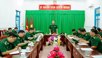 Thiếu tướng Hoàng Hữu Chiến nhận xét đánh giá kết quả kiểm tra