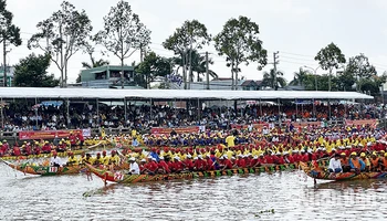 60 đội ghe tham gia giải đua ghe Ngo năm 2024