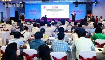 Quang cảnh lễ khai mạc diễn tập thực chiến bảo đảm an toàn thông tin khu vực miền Trung-Tây Nguyên năm 2023.