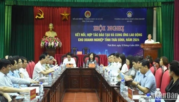 Việc ký kết hợp tác đào tạo lao động là khởi đầu quan trọng để đáp ứng nguồn nhân lực cho sự phát triển của tỉnh Thái Bình.