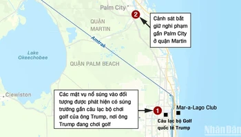 [Infographic] Toàn cảnh vụ nổ súng vào nơi cựu Tổng thống Mỹ Donald Trump đang chơi golf 