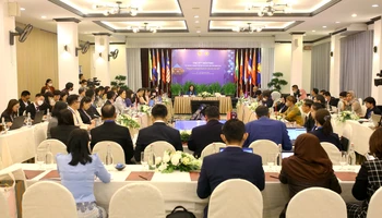 Toàn cảnh phiên họp chung Ủy ban Văn hóa-Thông tin ASEAN lần thứ 57. (Ảnh: Bộ Văn hóa, Thể thao và Du lịch)