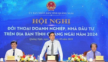 Lãnh đạo tỉnh Quảng Ngãi cam kết, tỉnh Quảng Ngãi luôn đồng hành cùng doanh nghiệp, tạo mọi điều kiện thuận lợi nhất để doanh nghiệp phát triển bền vững.