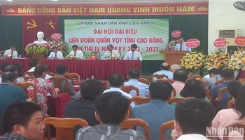 Quang cảnh Đại hội lần thứ 4, Liên đoàn Quần vợt tỉnh Cao Bằng.