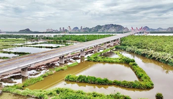 Cầu Bến Rừng kết nối Quảng Ninh-Hải Phòng tạo thêm xung lực cho phát triển kinh tế-xã hội của hai địa phương.
