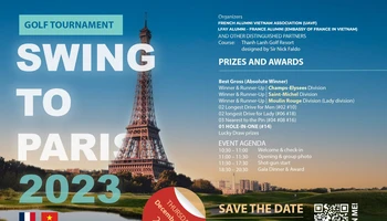 UAVF tổ chức giải Golf "Swing to Paris"