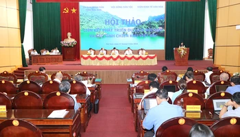 Hội thảo sẽ góp phần thúc đẩy liên kết phát triển du lịch vùng Chiến khu Việt Bắc. Ảnh: TUẤN SƠN.