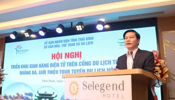 Việc khai trương các gian hàng điện tử trên Cổng thông tin Du lịch Thái Bình là bước tiến mới của địa phương để tiếp cận gần hơn với khách du lịch gần xa.