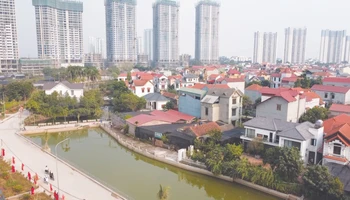 Khu đô thị huyện Văn Giang, tỉnh Hưng Yên.