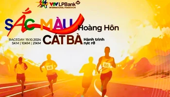 Giải Marathon Quốc tế VTV LP Bank – “Sắc màu hoàng hôn Cát Bà 2024” sẽ được tổ chức chiều ngày 19/10 tại Cát Bà (huyện Cát Hải, thành phố Hải Phòng).