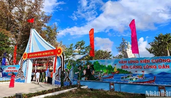 Di tích Bến Vàm Lũng tại huyện Ngọc Hiển, tỉnh Cà Mau.