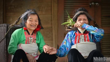 Nét đẹp văn hóa của người Mảng Lai Châu. (Ảnh: VŨ LINH)