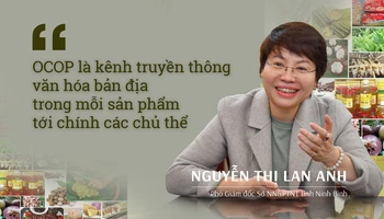 OCOP là kênh truyền thông văn hóa bản địa trong mỗi sản phẩm tới chính các chủ thể