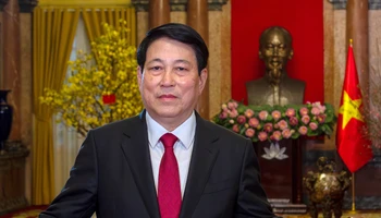 Chủ tịch nước Lương Cường. (Ảnh: THỦY NGUYÊN)