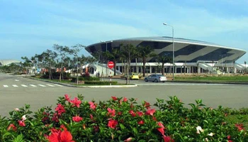 Toàn cảnh Cung Thể thao Tiên Sơn, Đà Nẵng - nơi diễn ra Giải vô địch Bóng bàn quốc gia Báo Nhân Dân lần thứ 43.