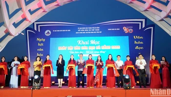 Thành phố Đà Nẵng khai mạc Ngày hội Văn hóa đọc 2025. (Ảnh: ANH ĐÀO)
