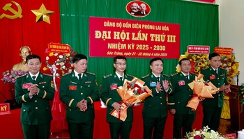 Ban chấp hành Đảng bộ đồn Biên phòng Lai Hòa nhiệm kỳ 2025-2030