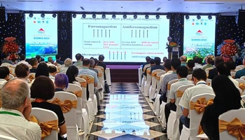 Quảng cảnh Hội nghị quốc tế về vật liệu từ tiên tiến và ứng dụng lần thứ 5 tại Quảng Bình.
