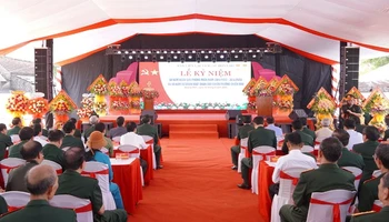Quang cảnh lễ kỷ niệm.