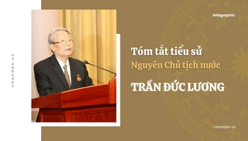 [Infographic] Tóm tắt tiểu sử nguyên Chủ tịch nước Trần Đức Lương