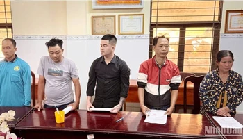 Các đối tượng liên quan trong vụ án.