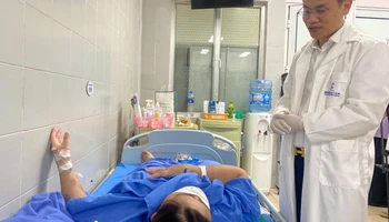 Bệnh nhân đã qua giai đoạn nguy kịch.