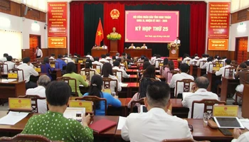 Quang cảnh kỳ họp.
