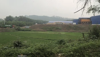 Nhiều công trình xây dựng sai phép của Công ty Huarong.