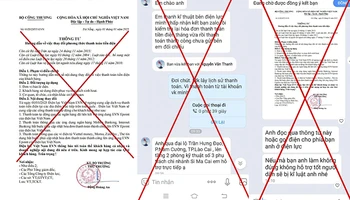 Mạo danh nhân viên điện lực Lào Cai gửi công văn và tin nhắn để lừa đảo người dân.