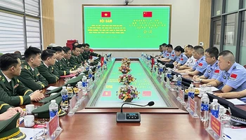 Quang cảnh buổi hội đàm.