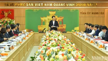 Chủ tịch nước Lương Cường phát biểu chỉ đạo tại hội nghị (Ảnh: Thủy Nguyên).