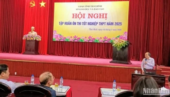 Việc tập huấn cho tất cả giáo viên môn Toán, Ngữ văn khối Trung học phổ thông trước Kỳ thi Tốt nghiệp Trung học phổ thông thể hiện sự quan tâm, mong muốn kết quả thi sẽ được nâng lên.