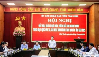 Quang cảnh hội nghị.