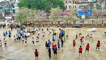 Phong trào thể thao quần chúng phát triển mạnh trên địa bàn tỉnh Thái Nguyên thời gian qua.
