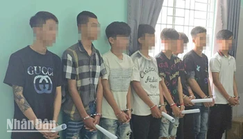 Các đối tượng có liên quan vụ án giết người, xảy ra ngày 19/6/2024, tại thành phố Hà Tiên.