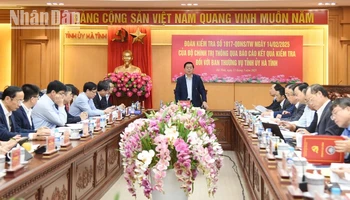 Toàn cảnh buổi làm việc của Đoàn 