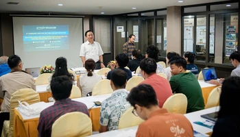 Quang cảnh buổi lễ.
