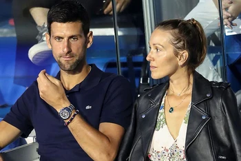 Djokovic và vợ đã âm tính với virus corona.