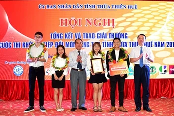 Cuộc thi "Khởi nghiệp đổi mới sáng tạo tỉnh Thừa Thiên Huế” năm 2019. 