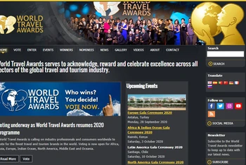 Truy cập website: www.worldtravelawards.com để bình chọn cho du lịch Việt Nam.