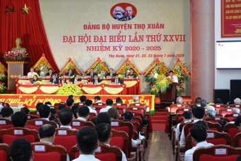 Đại hội đại biểu Đảng bộ huyện Thọ Xuân lần thứ XXVII.