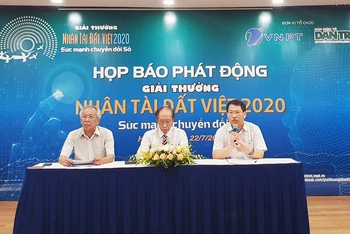 Họp báo Phát động Giải thưởng Nhân tài đất Việt 2020.