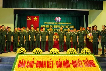 Ban Chấp hành Đảng bộ Biên phòng tỉnh Điện Biên khóa XVIII.