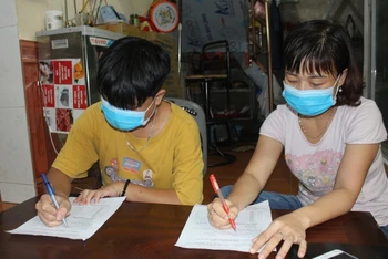 Công dân từ Đà Nẵng về tỉnh Thái Bình đều được yêu cầu khai báo y tế.