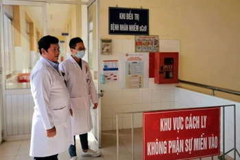 Một khu cách ly tại Bệnh viện đa khoa tỉnh Lâm Đồng. (Ảnh minh họa)