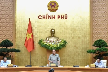 THủ tướng Nguyễn Xuân Phúc chủ trì hội nghị.