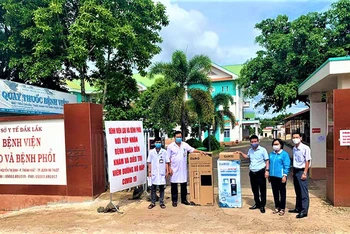 Bệnh viện Lao và Bệnh phổi Đắk Lắk, nơi tiếp nhận và điều trị cho các bệnh nhân Covid-19 ở Đắk Lắk.
