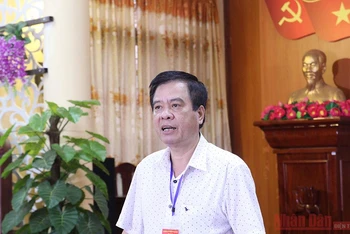 Giám đốc Sở Giáo dục và Đào tạo Nguyễn Văn Kiên cung cấp thông tin sự cố tại điểm thi huyện Điện Biên làm 117 thí sinh phải thi lại.